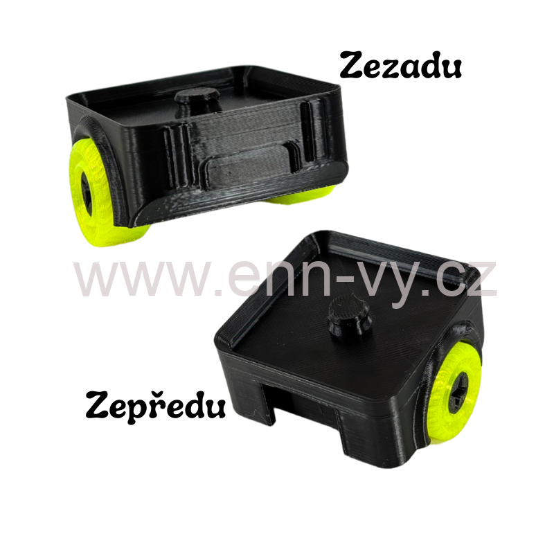 Podvozek prostředek bez kol