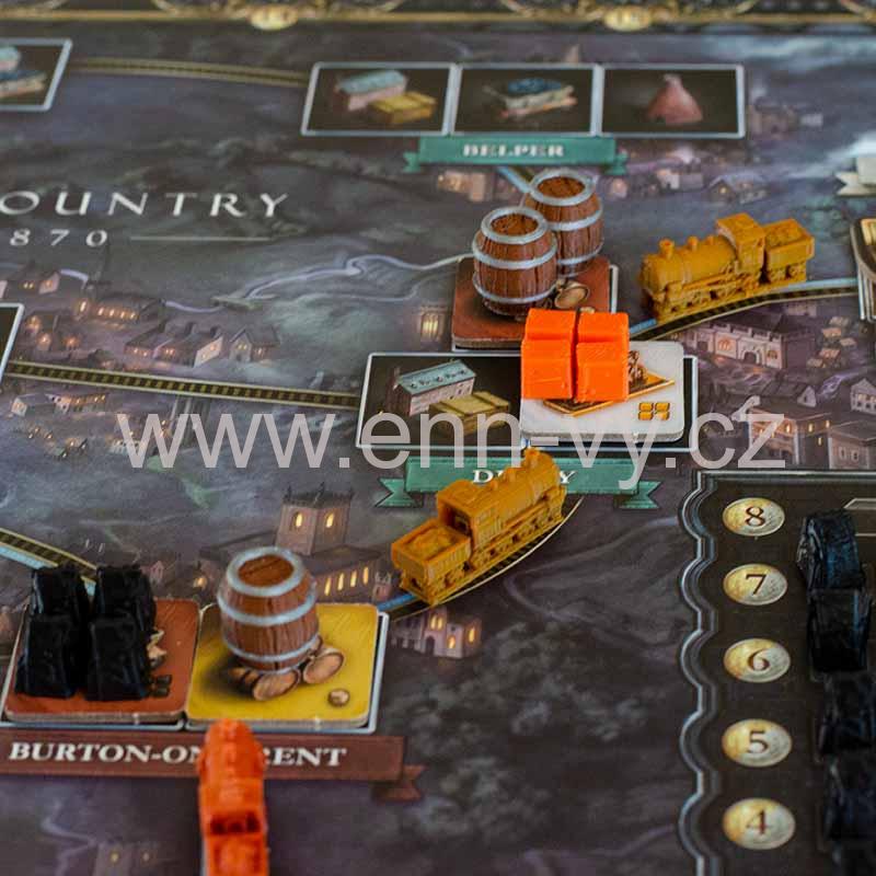 Sada mašinek a lodí do Brass: Birmingham / Lancashire