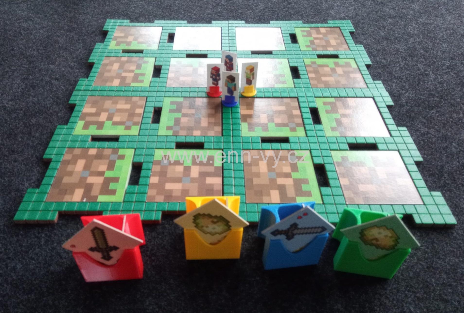 Minecraft insert na postavy sada