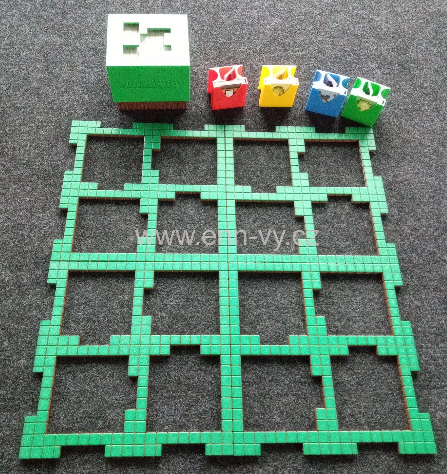 Minecraft herní podložka Sada