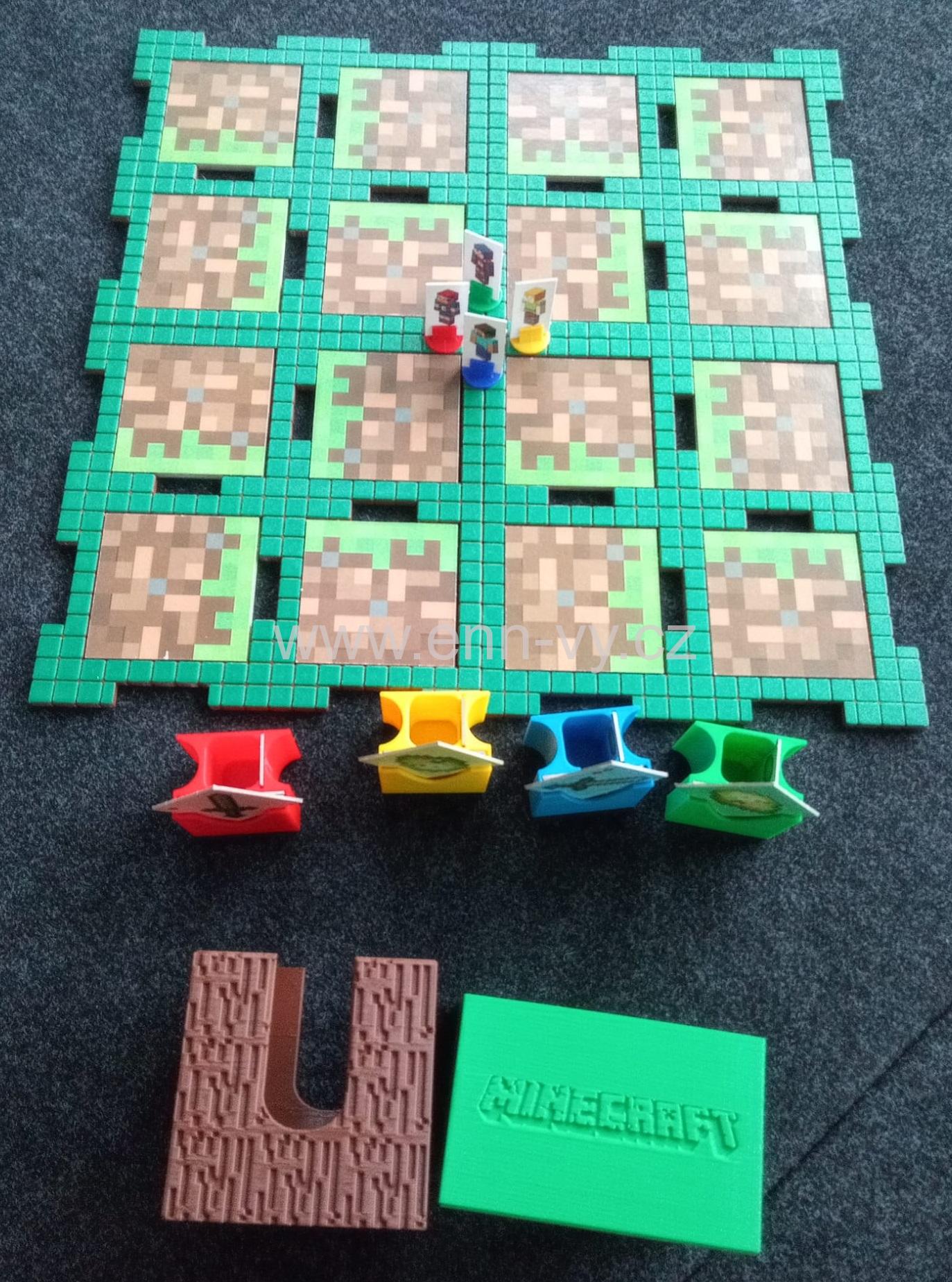 Minecraft herní podložka Sada