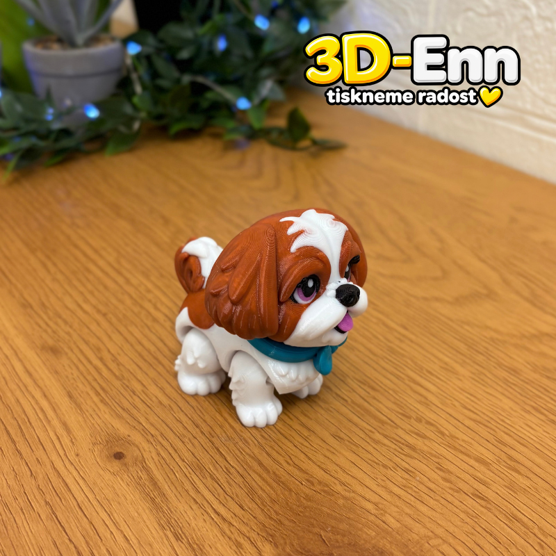 Shih-tzu hnědá