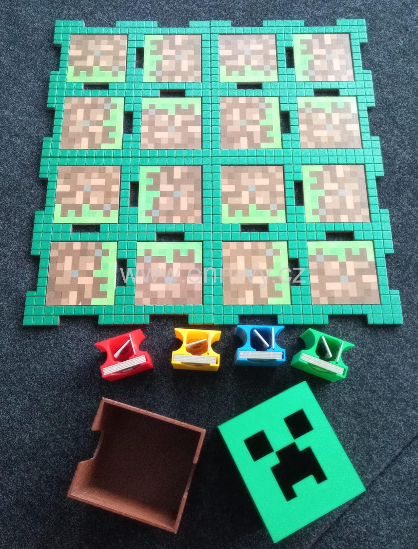 Minecraft herní podložka Sada