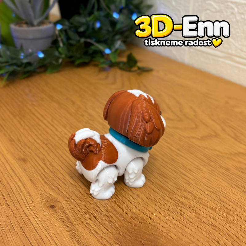 Shih-tzu hnědá
