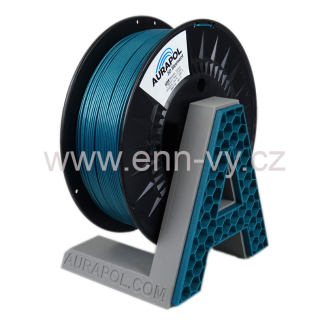 Filament Aurapol PLA Premium - Metalická tyrkysová