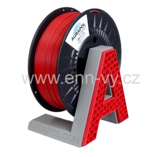 Filament Aurapol PLA Premium - Červená metalíza